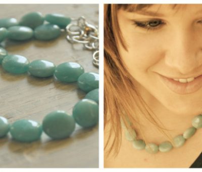 {new} aqua stone necklace (+ david)