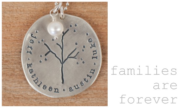 We love the new family tree necklace and we love you