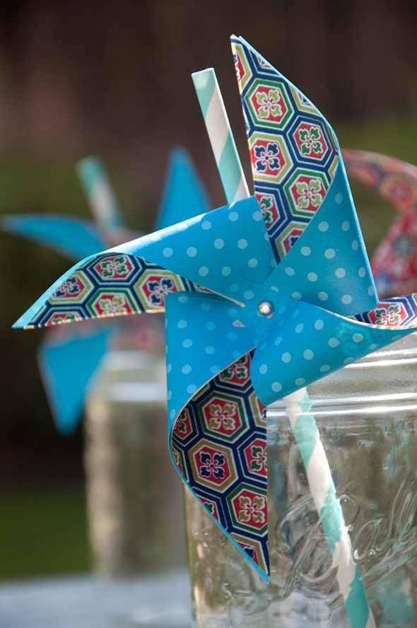 how to make pinwheel straws