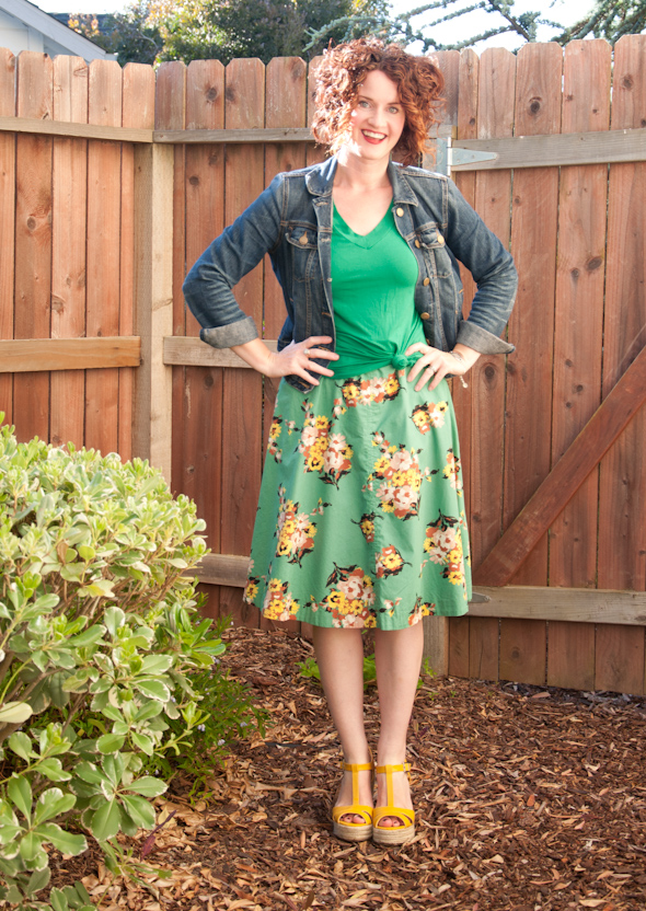 what i'm wearing {vintage florals}