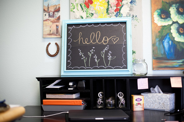 have I ever mentioned... {vintage framed chalkboards diy}