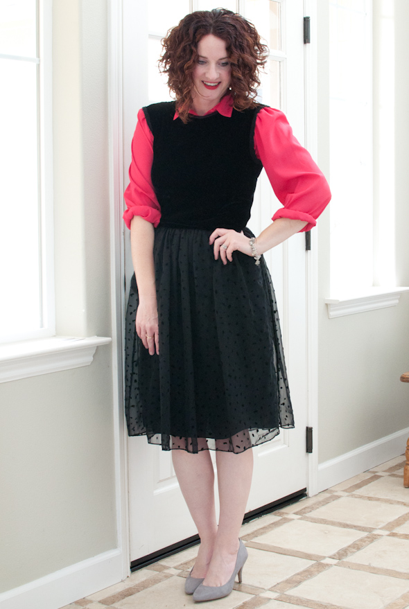 storytelling {rebecca's vintage black dress}