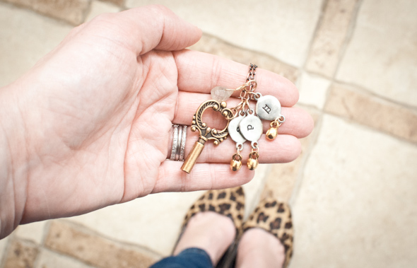 wearing sequins during the day and strong love bracelet