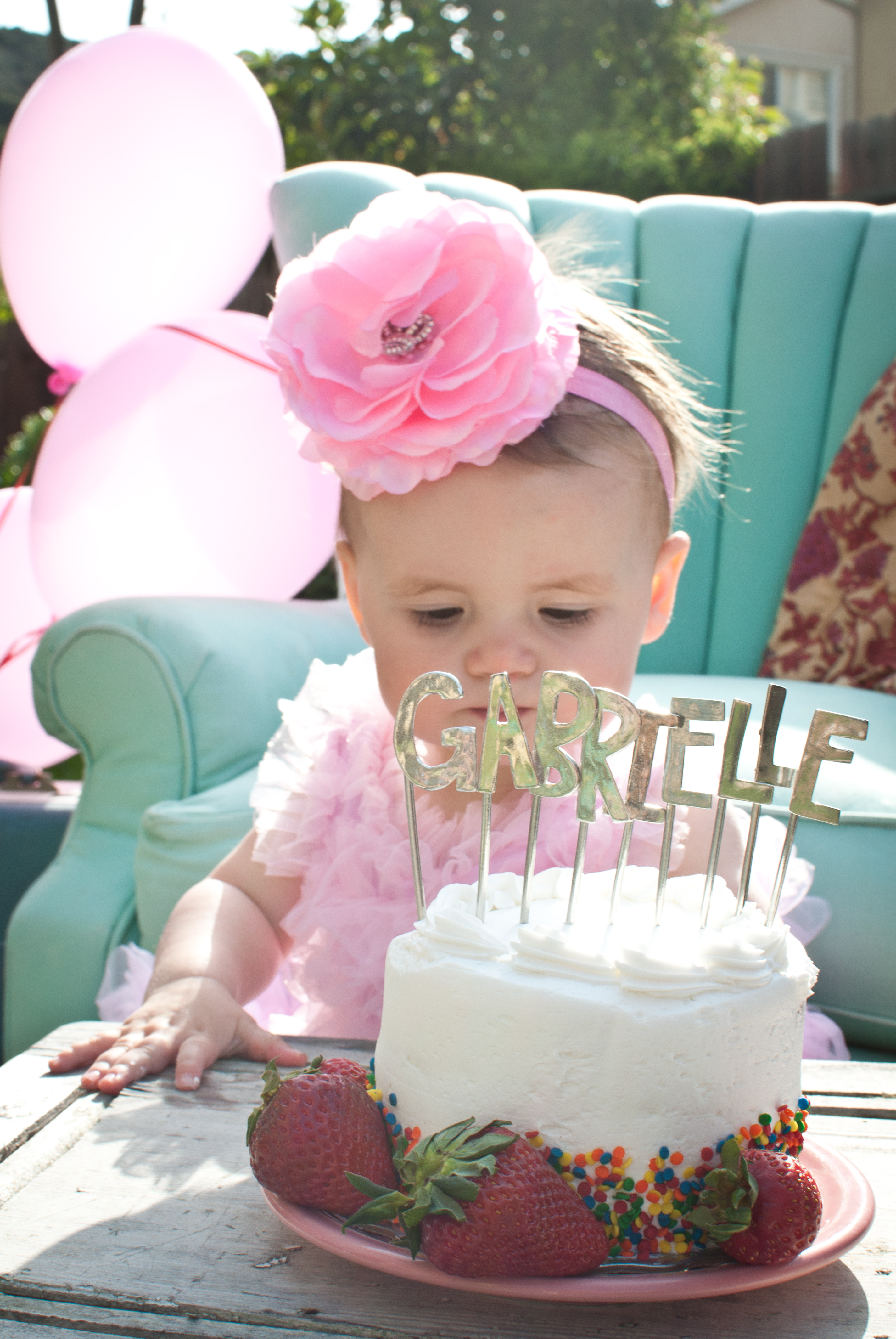 gabrielle turns one!