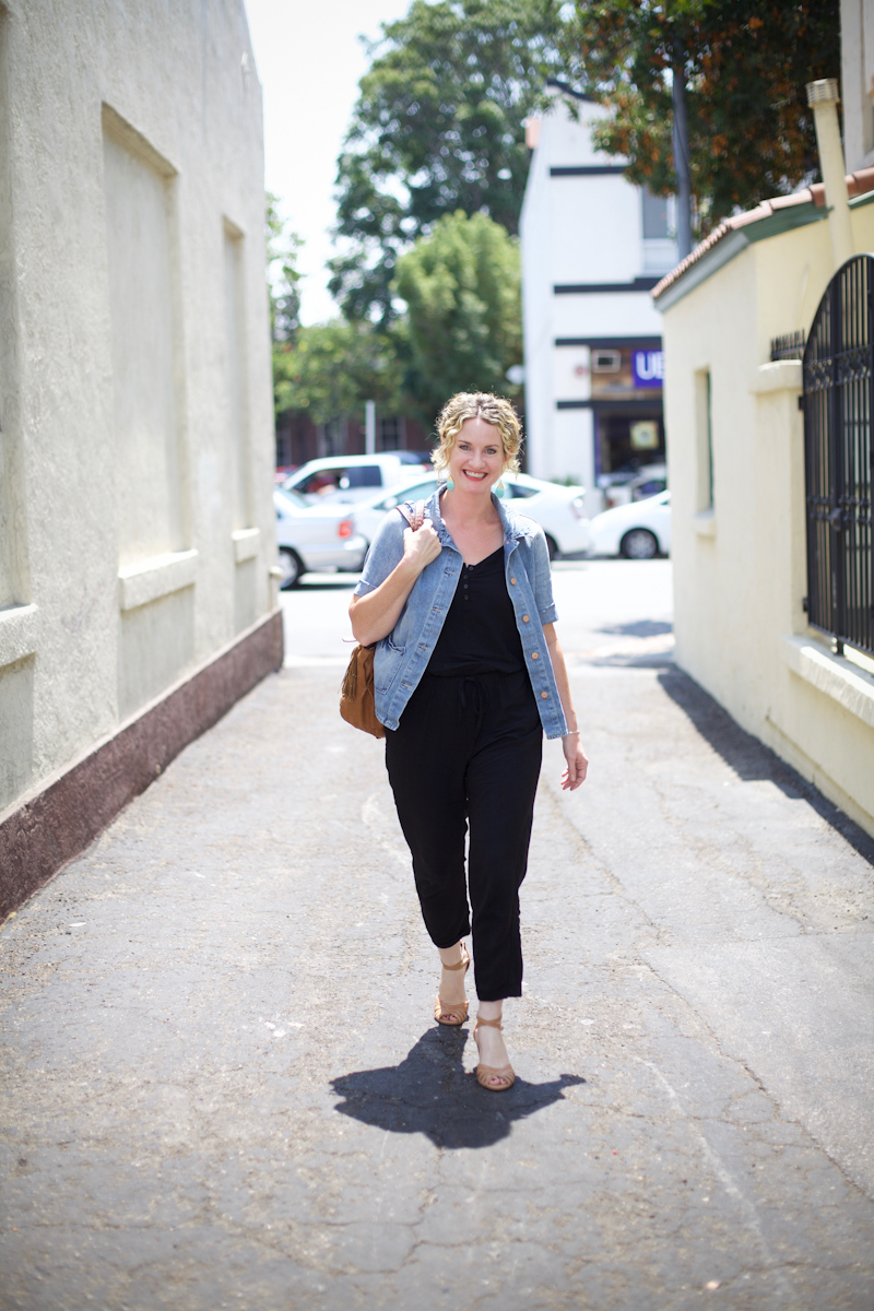 DIY short sleeve denim jacket-03