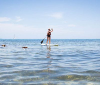 Hello paddleboarding